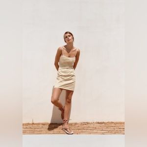 NWT ZARA COMBINATION SHORT DRESS